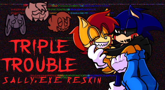 FNF VS Sonic.exe Cove - Triple Trouble But It's The Remake 