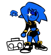 Minus Dalia concept art made by IagoAnims.