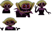 Monster's dialogue portraits.