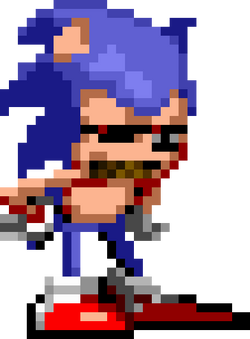 Sonic.exe sprites (based on the I AM GOD screen) : r/sonicexes