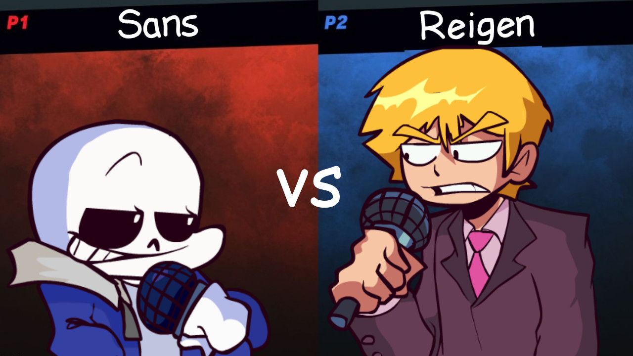 Sans vs Reigen Tumblr Man, Funkipedia Mods Wiki