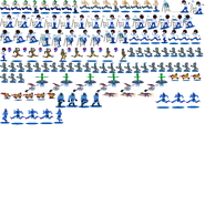 Second set of characters sprite sheet