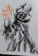 Art of I HATE YOU Luigi by Marco Antonio. Link