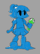 Official minus design for Arle drawn by Rodri117xd on Twitter.[1]