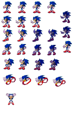 Sonic sprite sheets for fnf (Updated) by ToastMento on Newgrounds