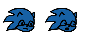 Ugly Sonic icons  Sonic, Being ugly, Icon