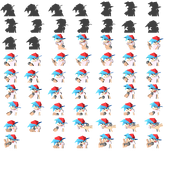 Unbeatable sprite sheet