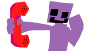 Ourple Guy on the main menu (Old)