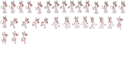 Another unused sprite sheet for Ash. (Possibly early version)