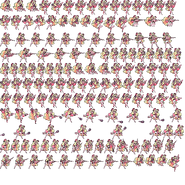 Rosie's Week 1 sprite sheet