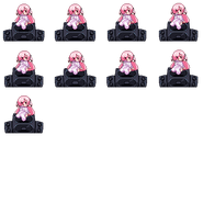 Pixelated Ami's spritesheet