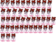 Girlfriend's sprite sheet