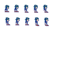 Sonic The Hedgeblog — Panicked running sprites that only appear for a