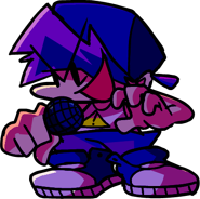 Static dark left pose. (Old)