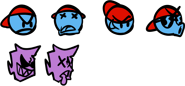 The icons in the "grafix.png" file, inspiration for Mean BF and possibly Minus Daddy Dearest's idle.
