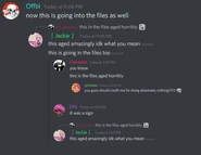 "now this is going into the files as well"