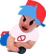 The baby Boyfriend transforms into in Teaking.