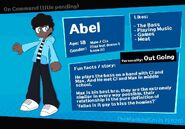 Abel's Character Sheet from "On Command" series