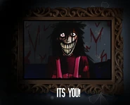 Mr. V looking in the mirror (1/2).