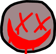 Funk's familiar defeat icon.