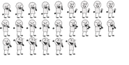 Sketchy's sprite sheet.