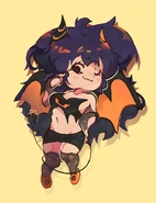 Girlfriend's design in Week 2 without the discoloration effect (Link)