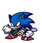 MCSonic's static down animation.