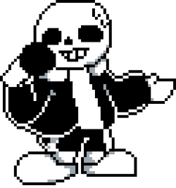 Download Sans Sprite - Outer Sans Pixel Art Png,Sans Sprite Transparent -  free transparent png images 