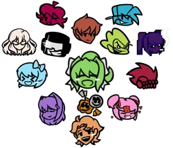 DokiDokiTakeoverCrewFTTankmanSpookyKidsandPico