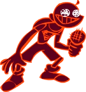 Static wireframe idle