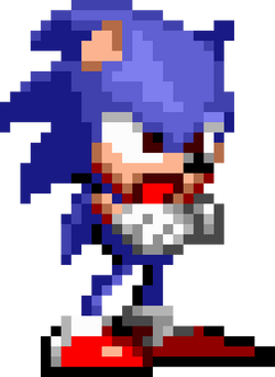 Sonic.exe Green Hill blood river sprites by MattSpriteMaster on