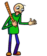 Baldi as seen in Baldi's Basics in Funkin, but it's badly made in  Anim8or! : r/BaldisBasicsEdu