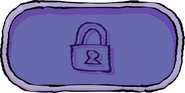 Static Locked Button.
