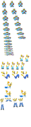 Homer Simpson's spritesheet.