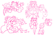 Rosie and pico doodles