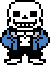 Sans' original appearance (Overworld).