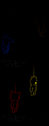 An image of the FNAF cast hanging found on Sinnoh's page.