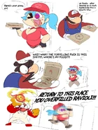 The comic that Mario’s song in the mod is based off of.