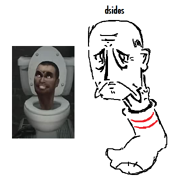 D-Side design for Skibidi Toilet (Bwhomp Sock). Link