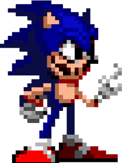 Pixilart - Sonic EXE in Green Hill by Sonic-Gamer