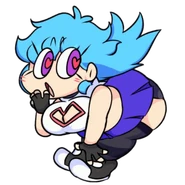 Static right pose (Chikibaby; 1).