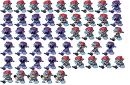 Sad Sprite sheet.