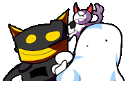 Bob, Ron and Little Man in Main Menu
