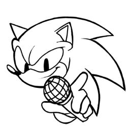 57  Coloring Pages Sonic Fnf Best