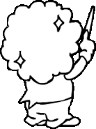 The conductor, as seen in Chorale