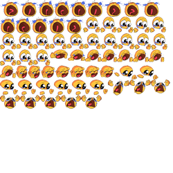 Some Crying Cursed Emoji Chromatic I made [Friday Night Funkin