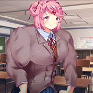 Buff Natsuki's original appearance.