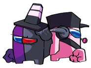 Purple and his lover Edow