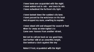 "Luminary Clock's Original Poem ("Acquainted with the Night" by Robert Frost)"