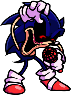 ok i have a question, if sunky is normal in sonic.exe fnf mod ( bc he has  black eyes instead of red ) then why the fuck sanic is an exe instead